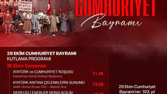 Zonguldak'ta Cumhuriyet'in 103. yılı kutlama programı açıklandı