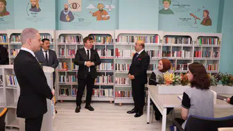 Erzincan'da İpekyolu Ticaret Lisesine yeni kütüphane kazandırıldı