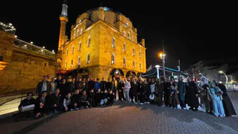 Bolu'da öğrenci ve veliler Yıldırım Beyazıt Camii'nde buluştu