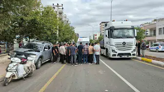 Adıyaman’da iki motosikletin çarpışması sonucu 1 kişi yaralandı