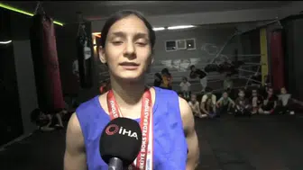 Siirtli genç boksör Hiranur Yıldız, Avrupa şampiyonluğuna hazırlanıyor