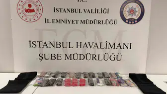 İstanbul Havalimanı'nda uyuşturucu kaçakçılığına gözaltı