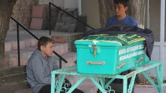 Maden kazasında hayatını kaybeden Kerim Ören, gözyaşlarıyla uğurlandı