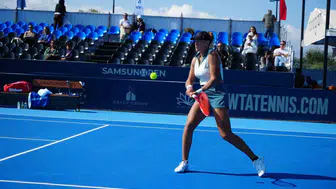 Samsun Open WTA 125 kadınlar tenis turnuvasında heyecan sürüyor