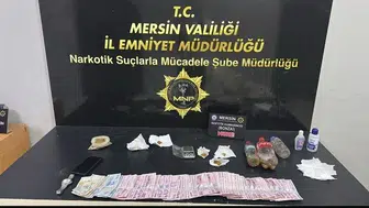 Mersin'deki uyuşturucu operasyonlarında yakalanan iki şüpheli tutuklandı