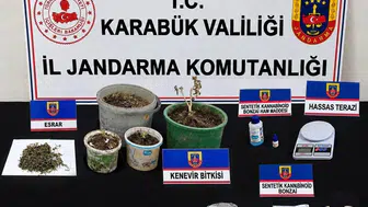 Karabük'te uyuşturucu operasyonunda 2 kişi gözaltına alındı