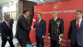 Zonguldak'ta 29 Ekim Cumhuriyet Bayramı tebrikat töreni düzenlendi