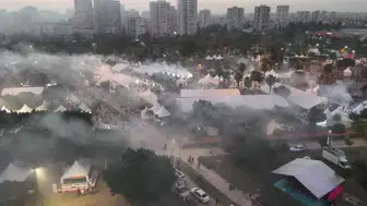 Adana Lezzet Festivali'nde kebap dumanı gökyüzünü kapladı