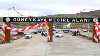 Ağrı'da 40 dekar alana kurulan Eleşkirt Güneykaya Mesire Alanı hizmete açıldı
