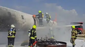 Şanlıurfa GAP Havalimanı'nda yangın ve kurtarma tatbikatı