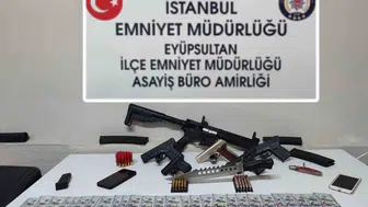 Eyüpsultan merkezli silah ticareti operasyonunda 2 zanlı tutuklandı