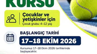 Bodrum’da ücretsiz tenis kursu için kayıtlar başlıyor
