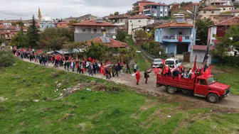 Kırıkkale'nin Sarıkızlı köyünde Cumhuriyet coşkusu halaylarla kutlandı