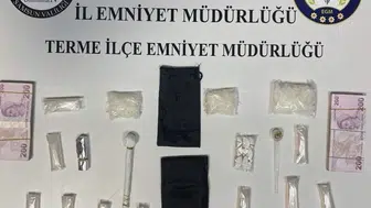 Samsun'da uyuşturucu operasyonu: Terme'de 2 şüpheli gözaltına alındı