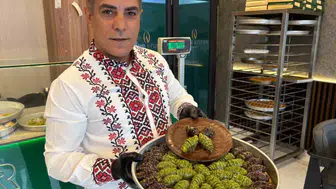Gaziantep baklavası ile Fransız kruvasanı aynı tepside buluştu