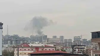 Samsun'da anız dumanı paniğe neden oldu