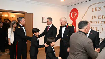 Erzurum'da Cumhuriyet'in 103. yıl dönümü coşkusu kabul töreniyle yaşandı