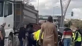 Ankara'nın Polatlı ilçesinde kamyonla otomobil çarpıştı: 3 yaralı
