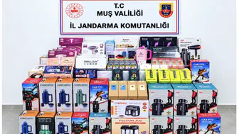 Muş'ta jandarmadan kaçakçılık operasyonu: 700 bin liralık malzeme ele geçirildi