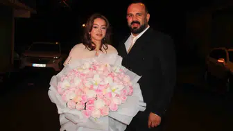 Stadyumdaki teklifin ardından kız istemeye 60 meşaleyle gitti