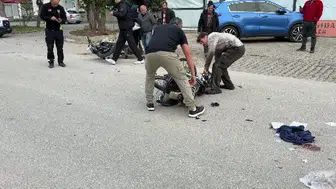 Bolu'da iki motosiklet kafa kafaya çarpıştı, 2 yaralı