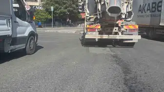 Ereğli'de beton mikserinin çevre kirliliğine yol açması