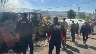 Tunceli'de meydana gelen ahır yangını büyümeden kontrol altına alındı