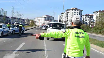 Ordu'da trafik denetimlerinde 18 bin araç kontrol edildi