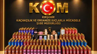 Kırşehir'de 2 milyon TL değerinde 649 parfüm ele geçirildi