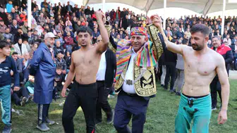 Erzurum'da düzenlenen 103. Geleneksel Uzundere Cumhuriyet Karakucak Güreşleri'nde başpehlivan belli oldu