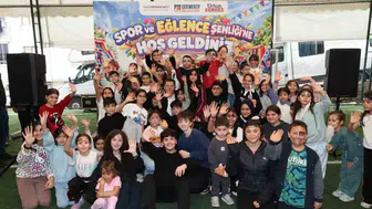 Çekmeköy'de çocuklar spor ve eğlence şenliğinde buluştu