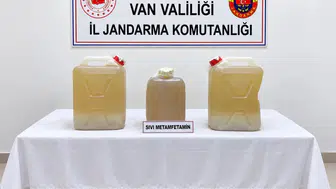 Van'da 34 kilo sıvı metamfetamin ele geçirildi