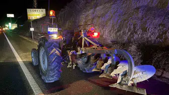 Kastamonu’da traktöre çarpan motosiklet sürücüsü yaralandı