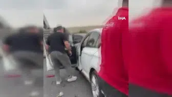 Ankara'da 6 aracın karıştığı zincirleme kazada 5 kişi yaralandı