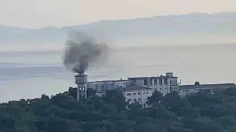 Tarihi Heybeliada Sanatoryumu'nda yangın paniği yaşandı