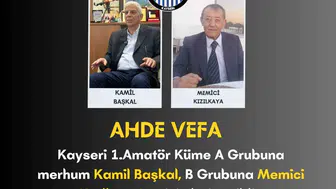 Kayseri ASKF, futbol liglerine vefa örneği sergiledi