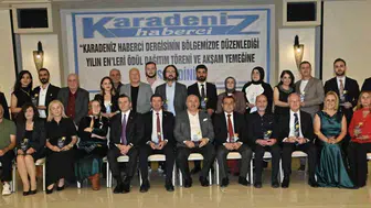 Karadeniz Haberci Dergisi'nin "Yılın En'leri" ödülleri sahiplerini buldu
