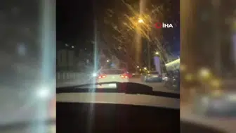 Karabük'te otomobilden sarkarak dans eden kadınların tehlikeli yolculuğu