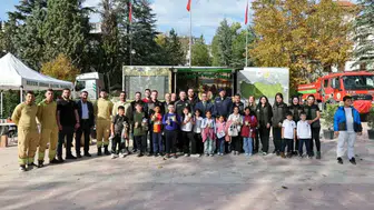 Yeşil Vatan Tırı Bilecik'te öğrencilerle buluştu