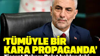 'Tümüyle bir kara propaganda': Ticaret Bakanı Bolat hakkındaki iddiaları yalanladı