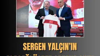 A Milli Takım'ın 48. teknik direktörü Sergen Yalçın'ın yıllık maaşı belli oldu