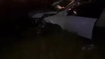 Zonguldak'ta otomobil arazide kontrolden çıkarak kaza yaptı