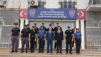 Cizre Kaymakamı Baycar, su altı arama kurtarma ekibi ile buluştu
