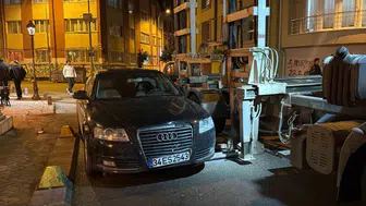 Eskişehir'de hatalı parktan dolayı araca ceza uygulandı
