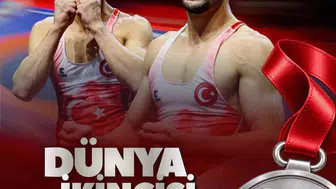 Kayserili Azat Sarıyar, U23 Dünya Güreş Şampiyonası'nda gümüş madalya kazandı