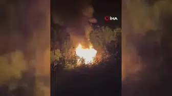 Bursa'nın İnegöl ilçesinde barakada yangın paniğe neden oldu