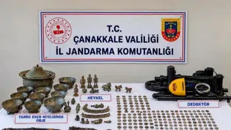Çanakkale’de tarihi eser kaçakçılığına jandarma müdahalesi