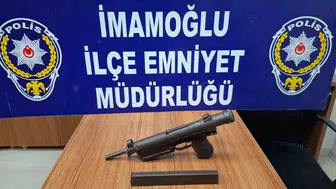 İmamoğlu'nda silah operasyonu sonucunda 3 şüpheli tutuklandı