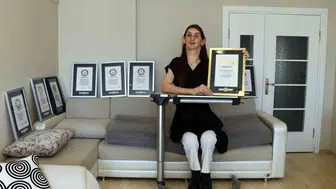 Safranbolulu Rumeysa Gelgi 12 yılda 8 kez Guinness Rekorlar Kitabı'na girdi