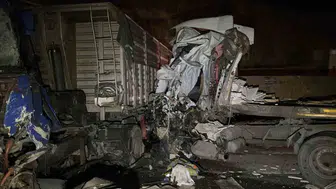 Elazığ'da 3 tırın karıştığı zincirleme kaza: 1 ölü